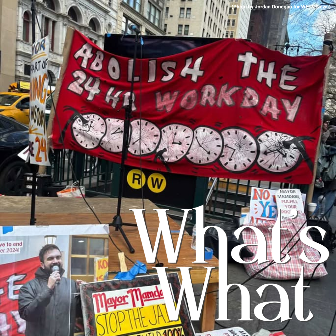 Workers Strike Against 24-Hour Shifts, Iran Ceasefire, and Delivery App Ordered to Payback NYC Restaurants episode artwork